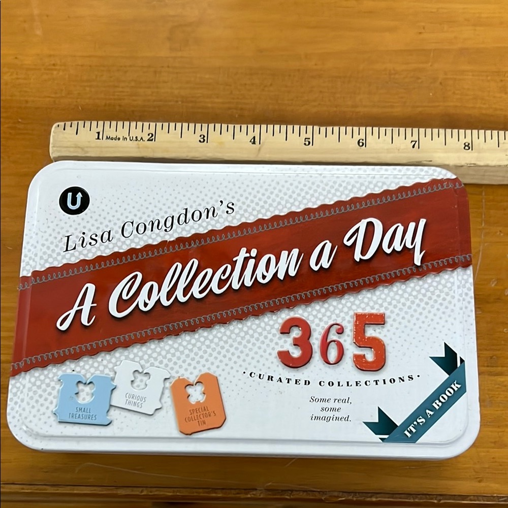 Lisa Congdon's A Collection a Day Tin Book Curated pictures Artist Fritz Karch